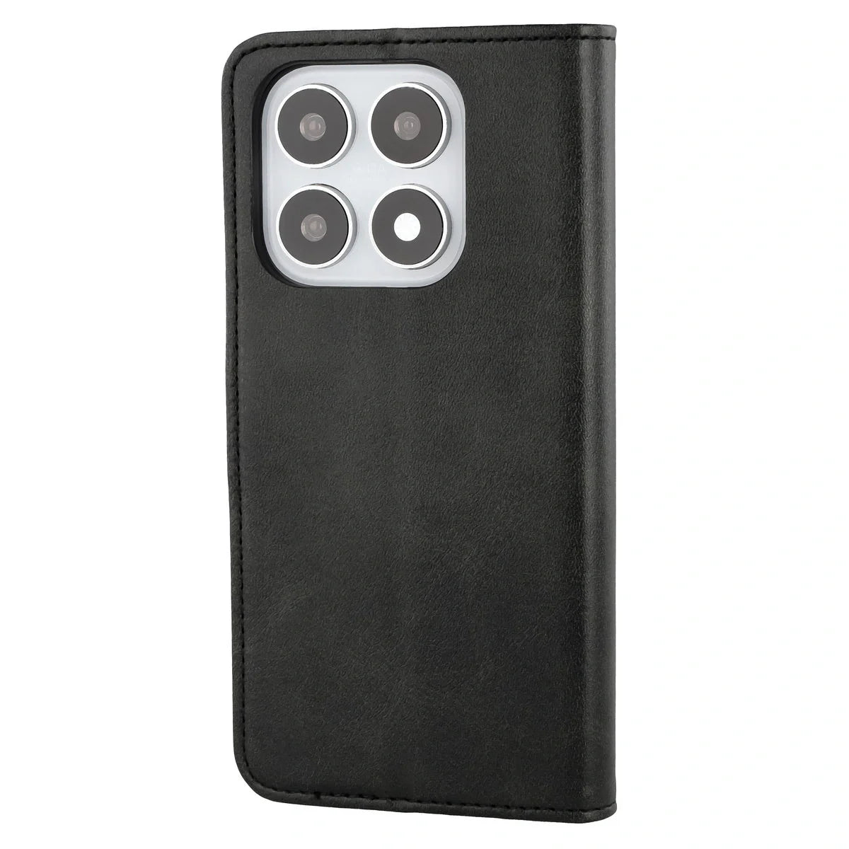 Handyhülle mit Klappe für Xiaomi 17, Bizon Case Pocket, Schwarz