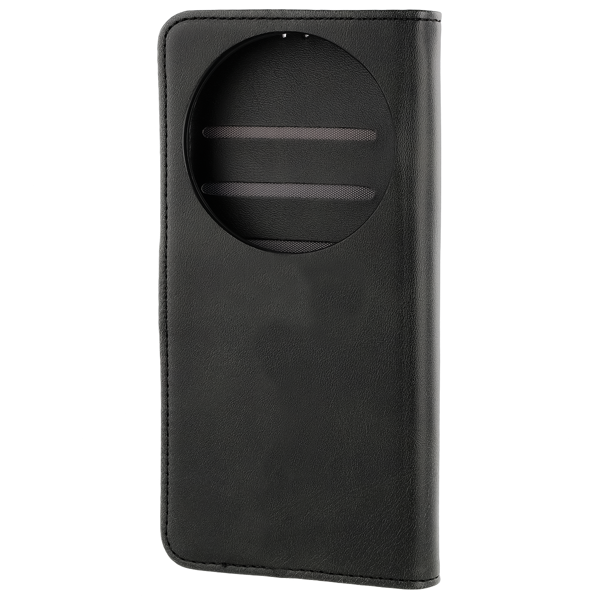 Handyhülle mit Klappe für Xiaomi 17 Ultra, Bizon Case Pocket, Schwarz