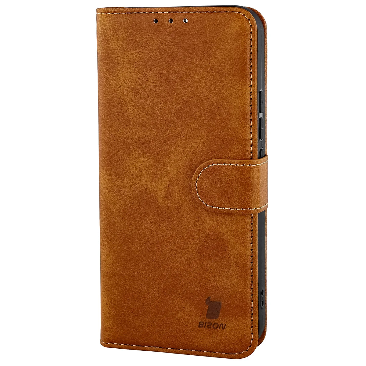 Handyhülle mit Klappe für Xiaomi 17T, Bizon Case Pocket, Braun