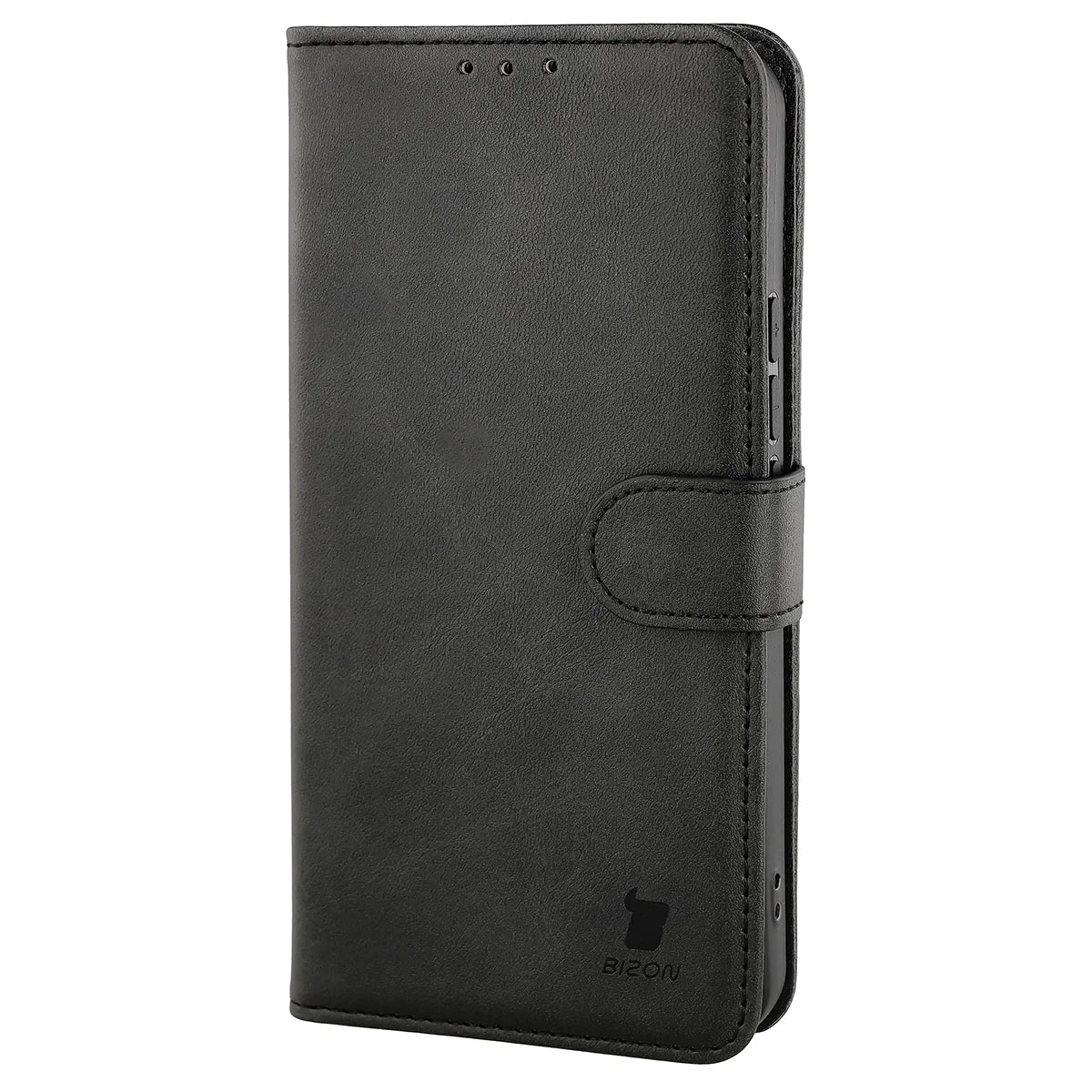 Handyhülle mit Klappe für Xiaomi 17T Pro, Bizon Case Pocket, Schwarz