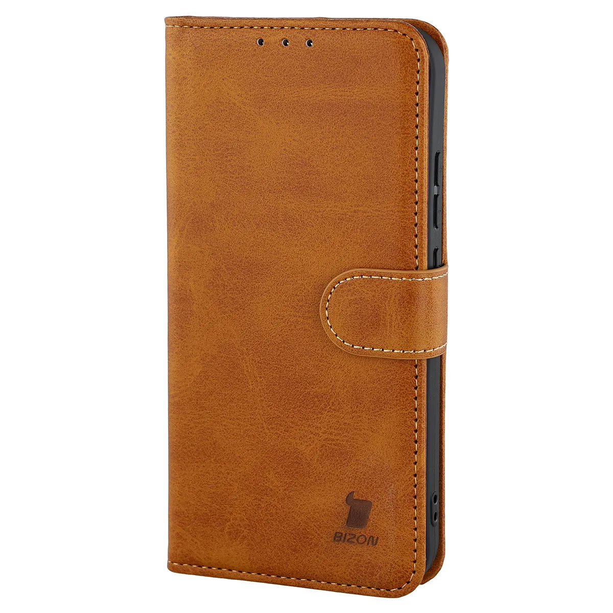 Handyhülle mit Klappe für Xiaomi POCO F8 Pro, Bizon Case Pocket, Braun