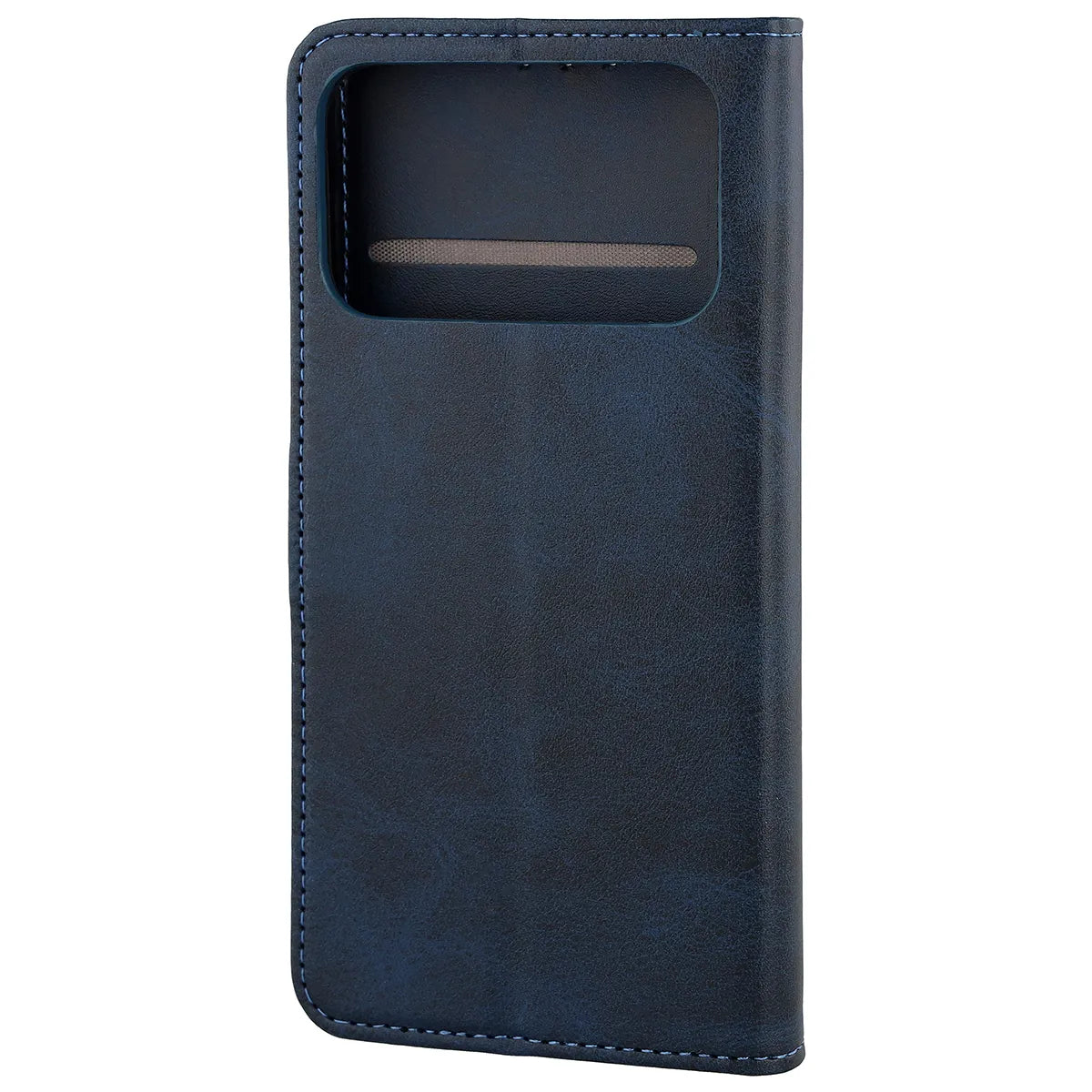 Handyhülle mit Klappe für Xiaomi POCO F8 Pro, Bizon Case Pocket, Dunkelblau