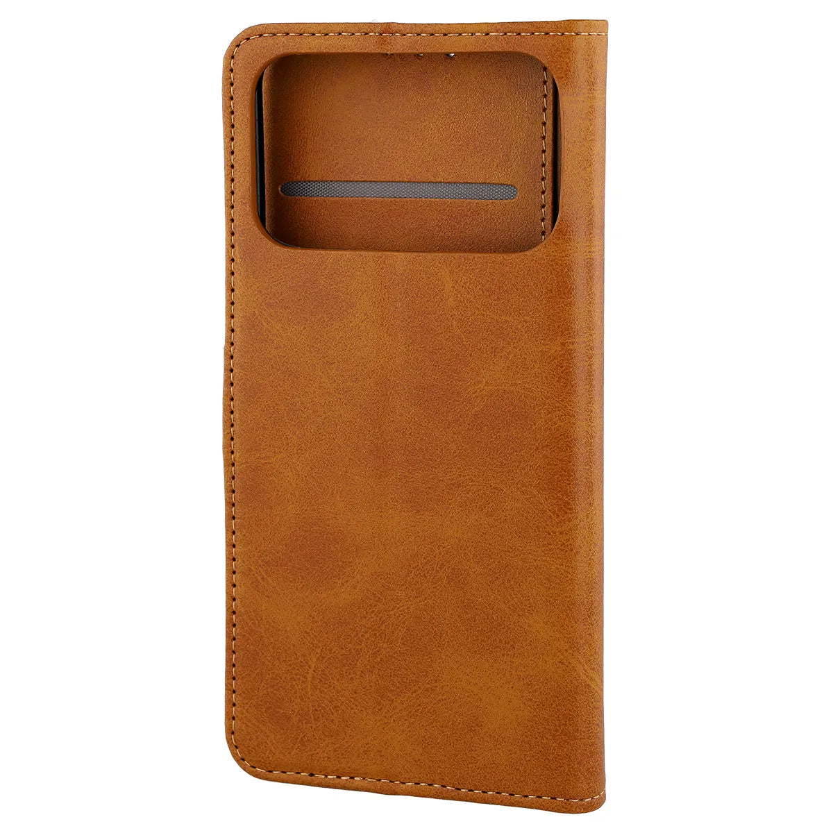 Handyhülle mit Klappe für Xiaomi POCO F8 Ultra, Bizon Case Pocket, Braun
