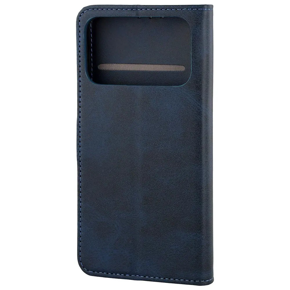 Handyhülle mit Klappe für Xiaomi POCO F9 Pro, Bizon Case Pocket, Dunkelblau (4/6)