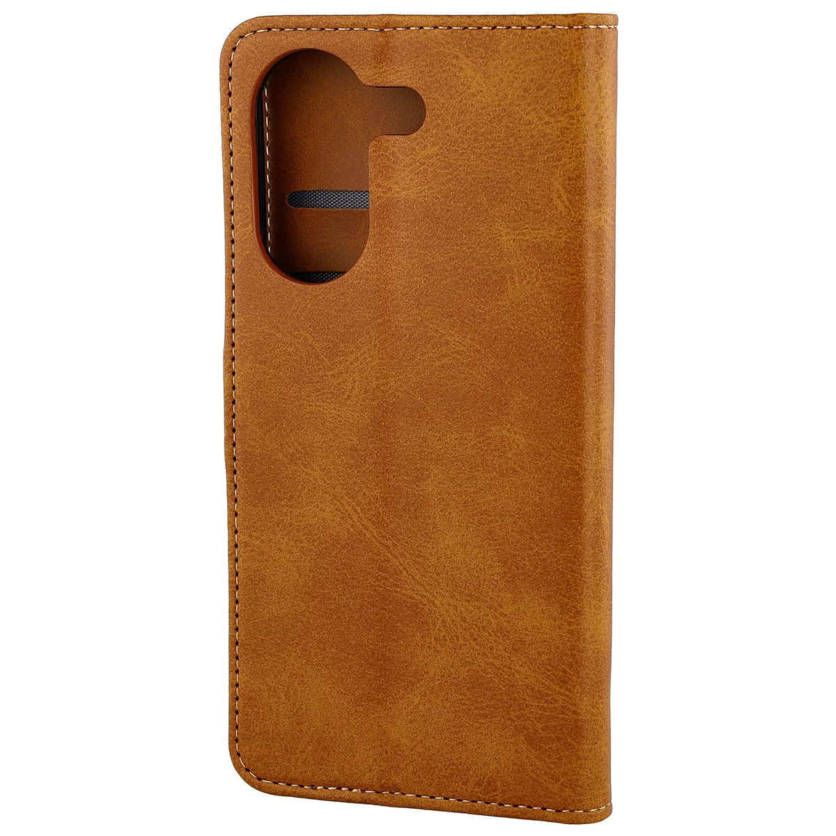 Handyhülle mit Klappe für Xiaomi POCO X8 Pro, Bizon Case Pocket, Braun