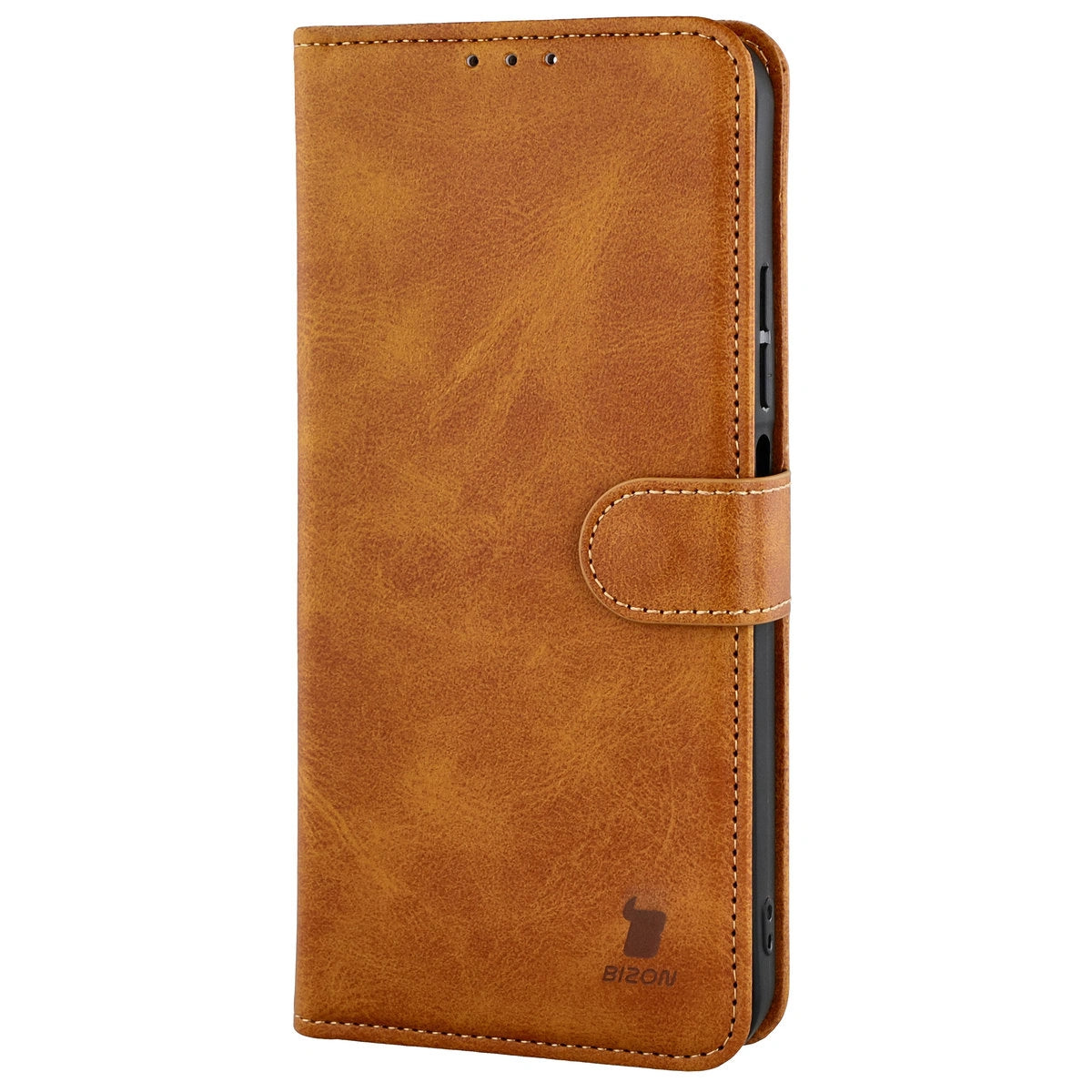 Handyhülle mit Klappe für Xiaomi Redmi 15C 4G/5G / Poco C85, Bizon Case Pocket, Braun