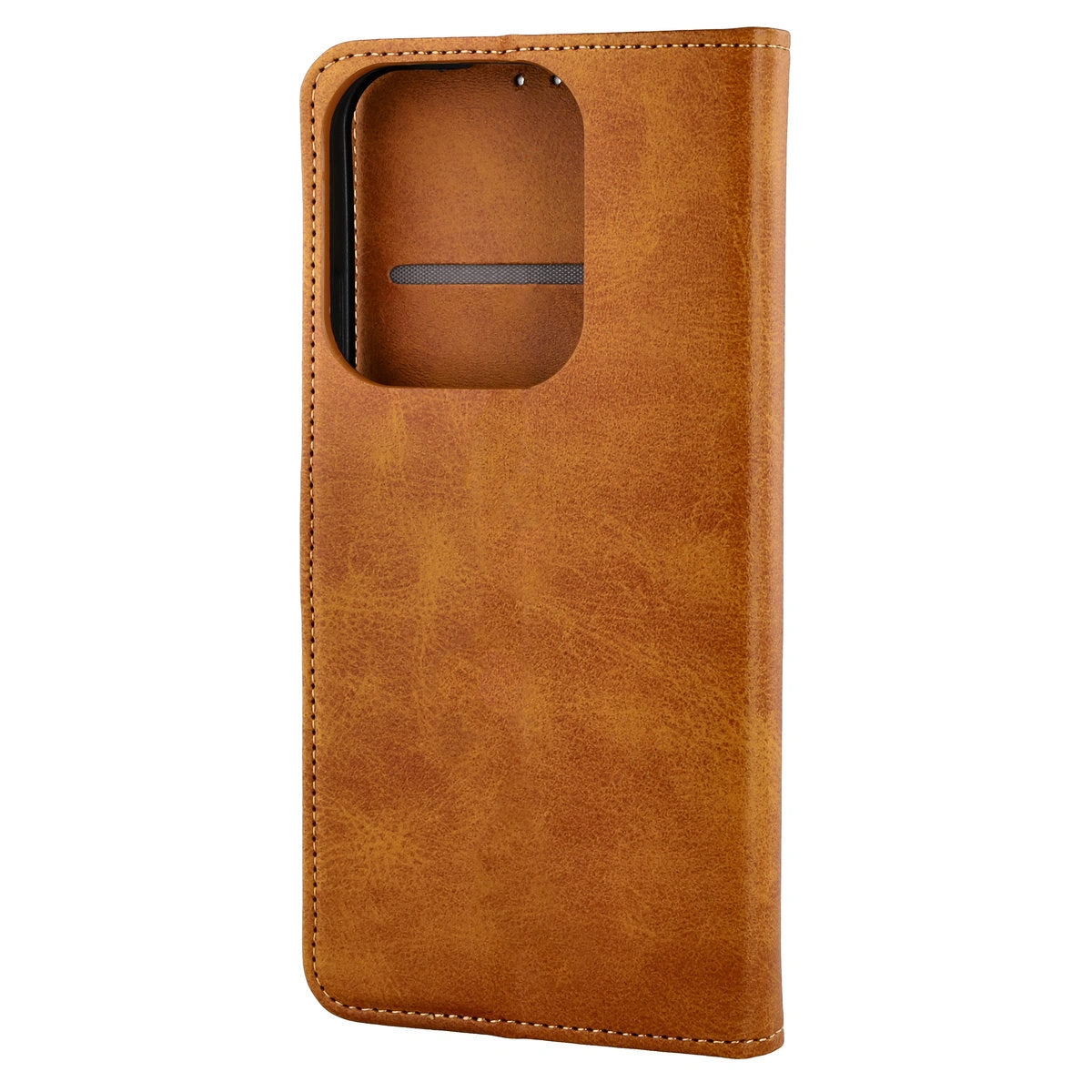 Handyhülle mit Klappe für Xiaomi Redmi 15C 4G/5G / Poco C85, Bizon Case Pocket, Braun