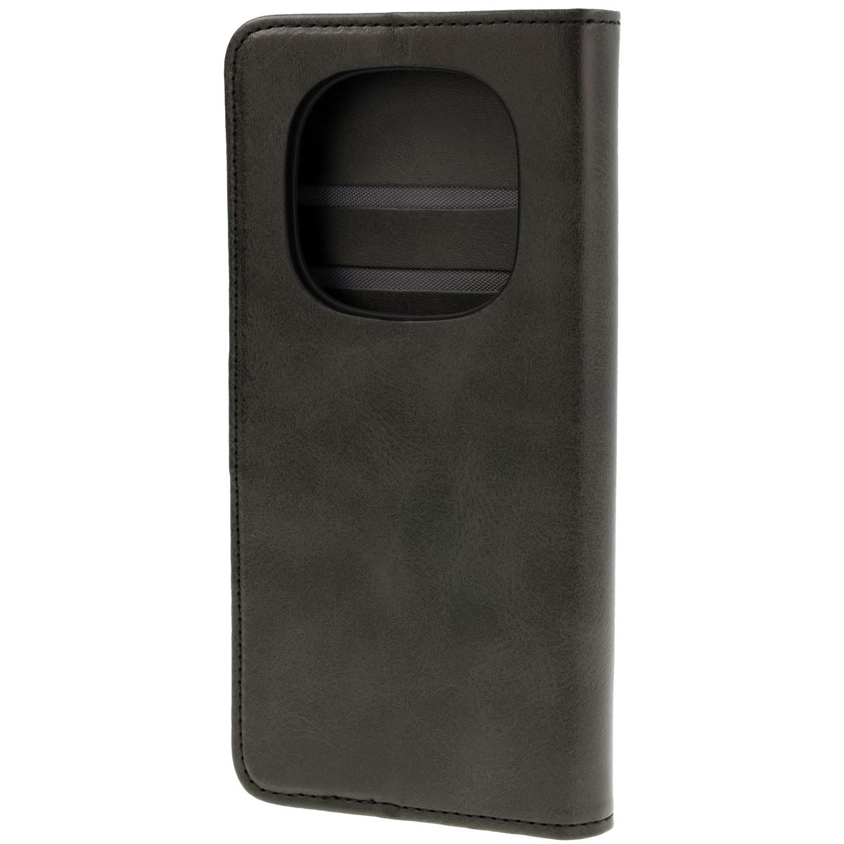 Handyhülle mit Klappe für Xiaomi Redmi Note 14 Pro 5G / Poco X7, Bizon Case Pocket, Schwarz