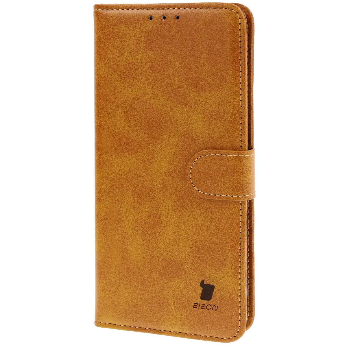 Handyhülle mit Klappe für Xiaomi Redmi Note 14 Pro 5G / Poco X7, Bizon Case Pocket, Braun