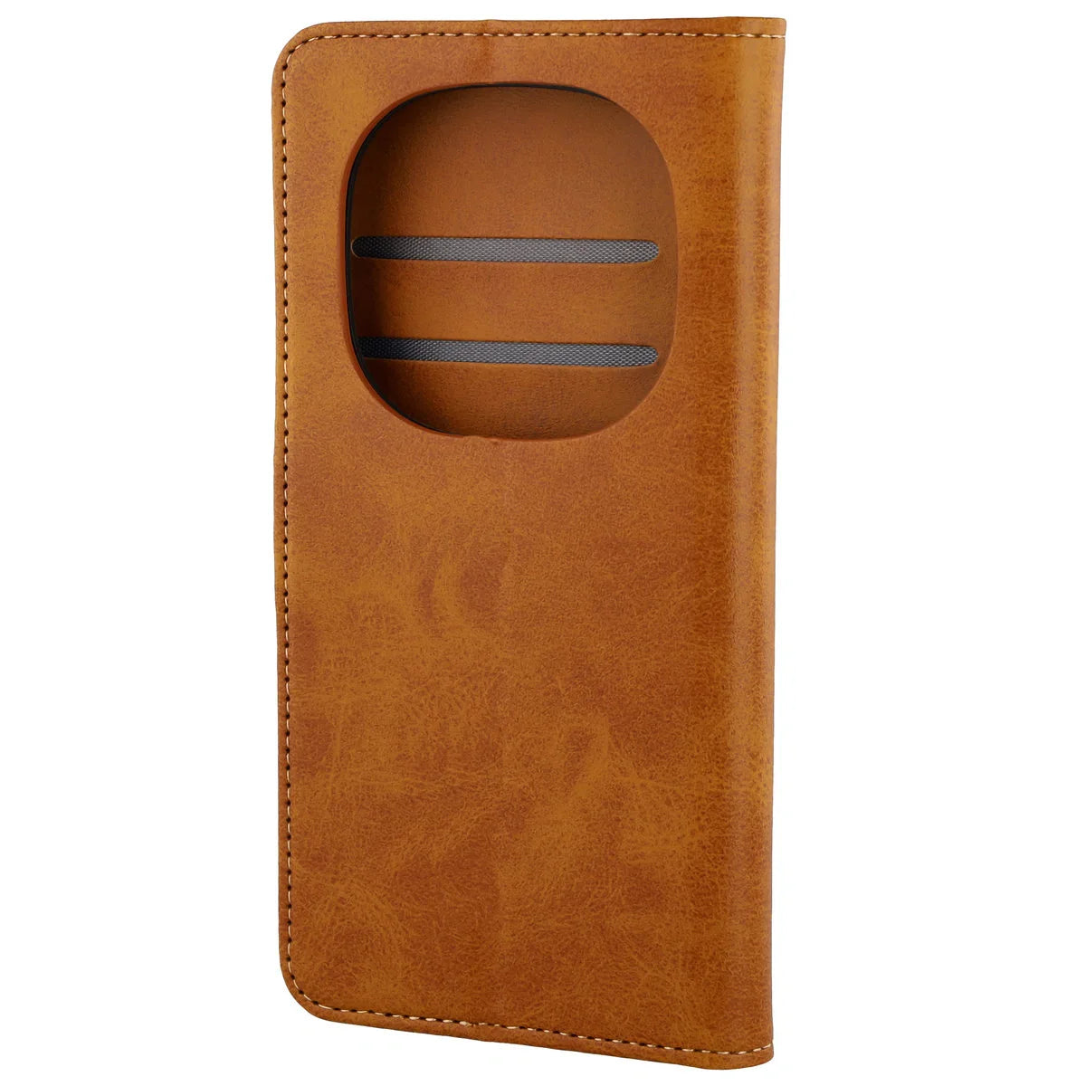 Handyhülle mit Klappe für Xiaomi Redmi Note 15 Pro Plus 5G / POCO M8 Pro 5G, Bizon Case Pocket, Braun
