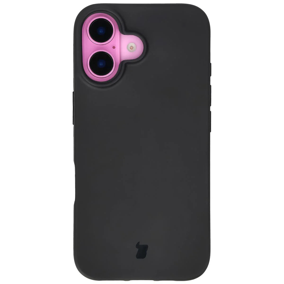 Recycelte Handyhülle Bizon ReLeaf für iPhone 16, Schwarz
