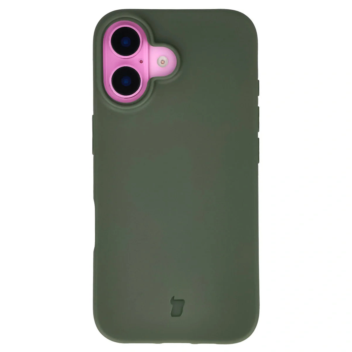 Recycelte Handyhülle Bizon ReLeaf für iPhone 16, Dunkelgrün