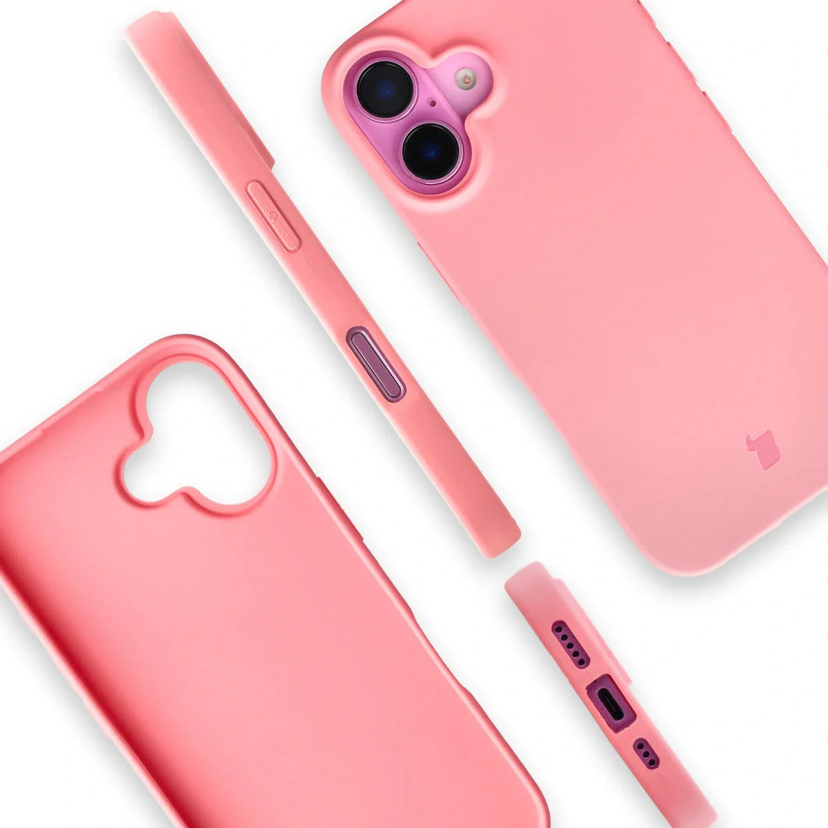 Recycelte Handyhülle Bizon ReLeaf für iPhone 16, Rosa