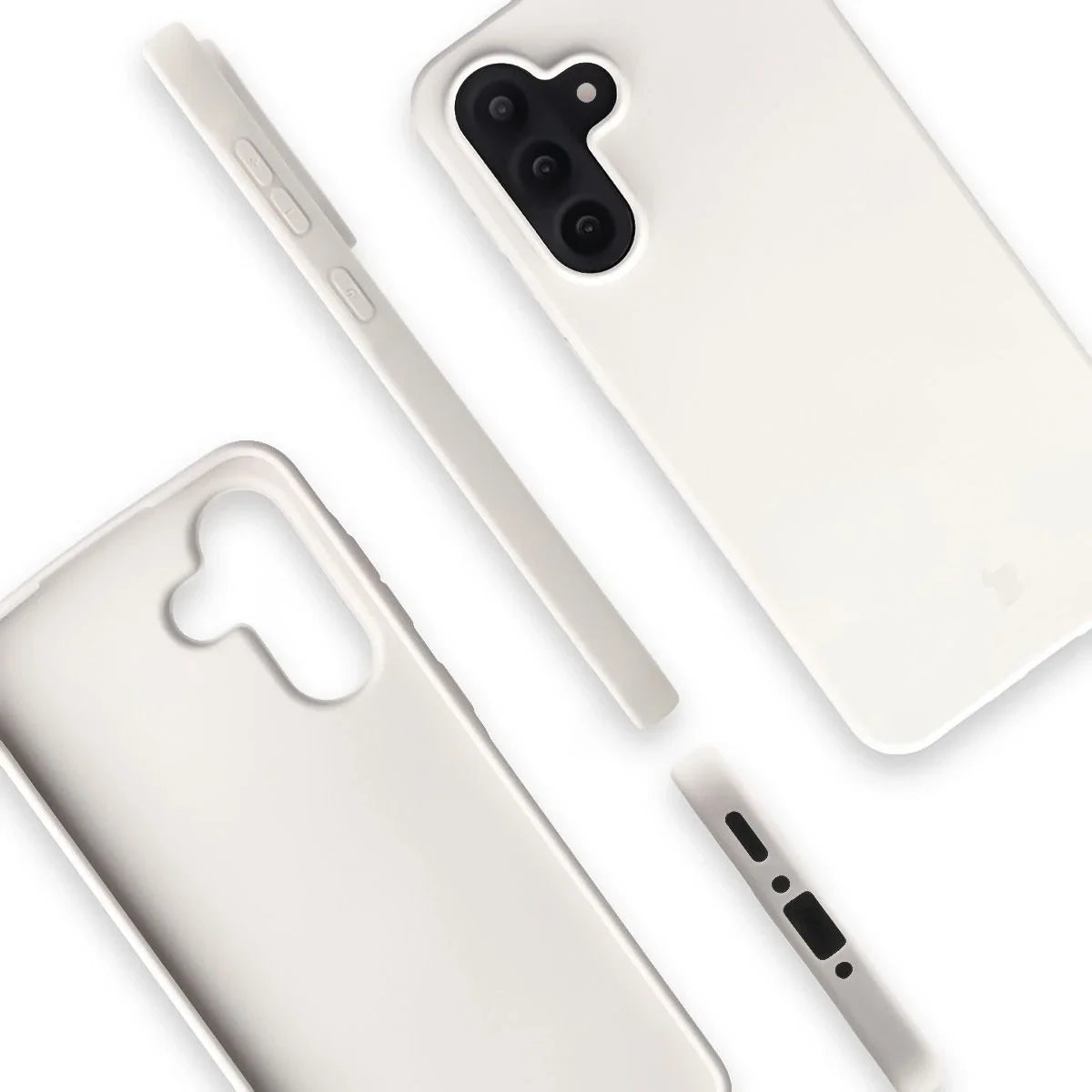 Recycelte Handyhülle Bizon ReLeaf für Galaxy A56 5G, Weiß