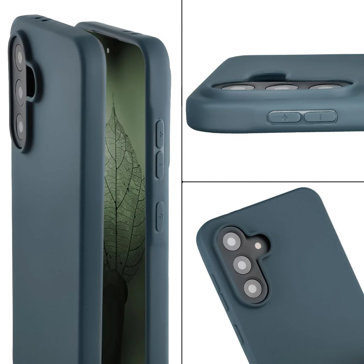 Recycelte Handyhülle Bizon ReLeaf für Galaxy A56 5G, Dunkelblau