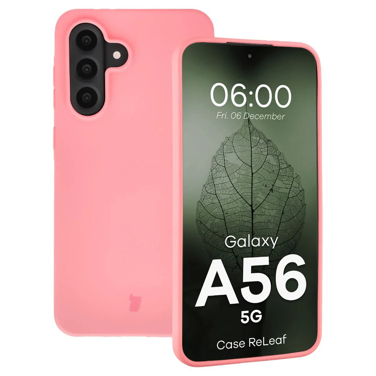 Recycelte Handyhülle Bizon ReLeaf für Galaxy A56 5G, Rosa