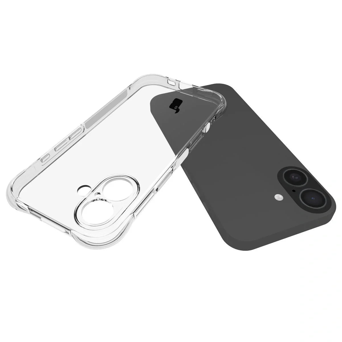Flexible Handyhülle für iPhone 17, Bizon Case Salpa, Transparent