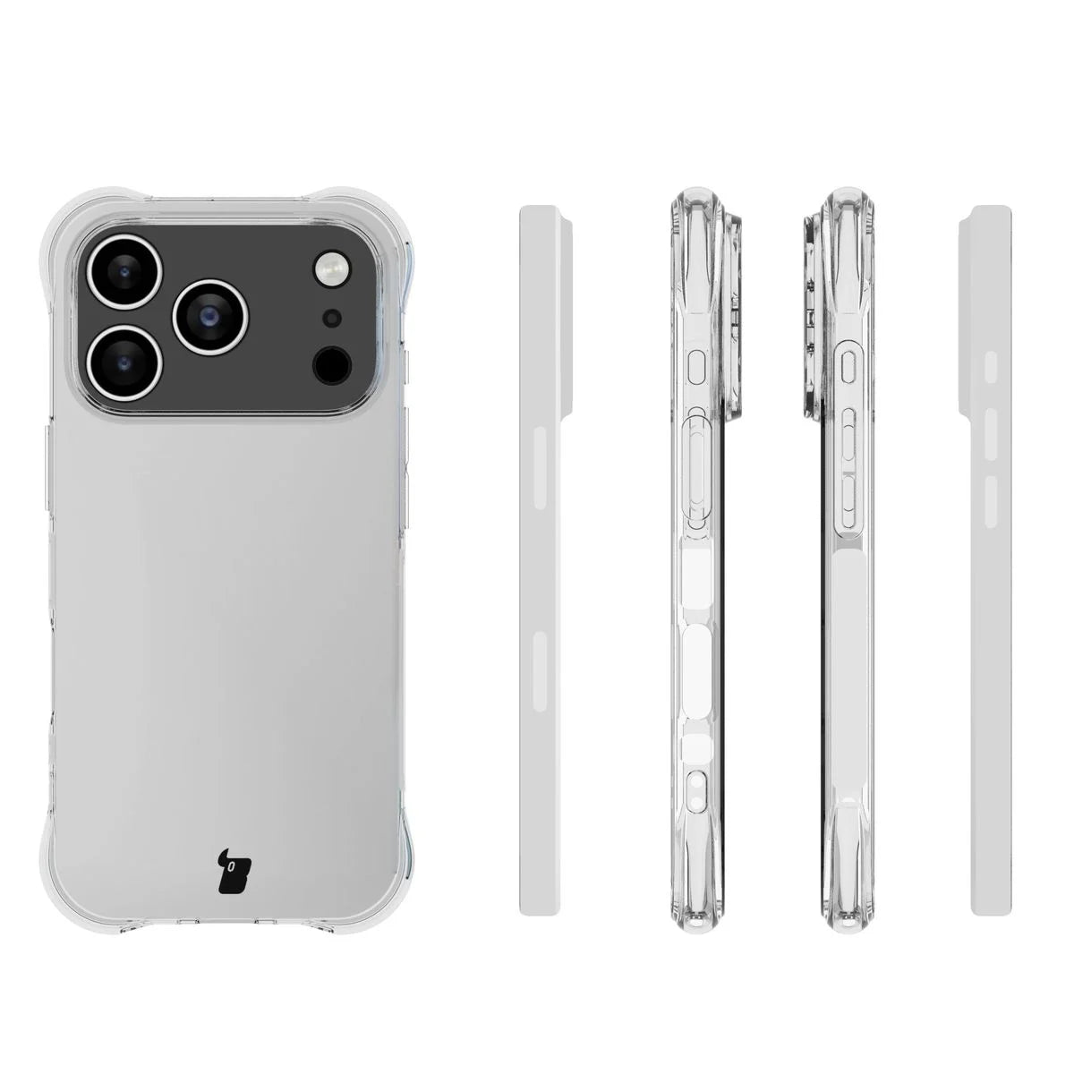 Flexible Handyhülle für iPhone 18 Pro / 17 Pro, Bizon Case Salpa, Transparent (3/7)