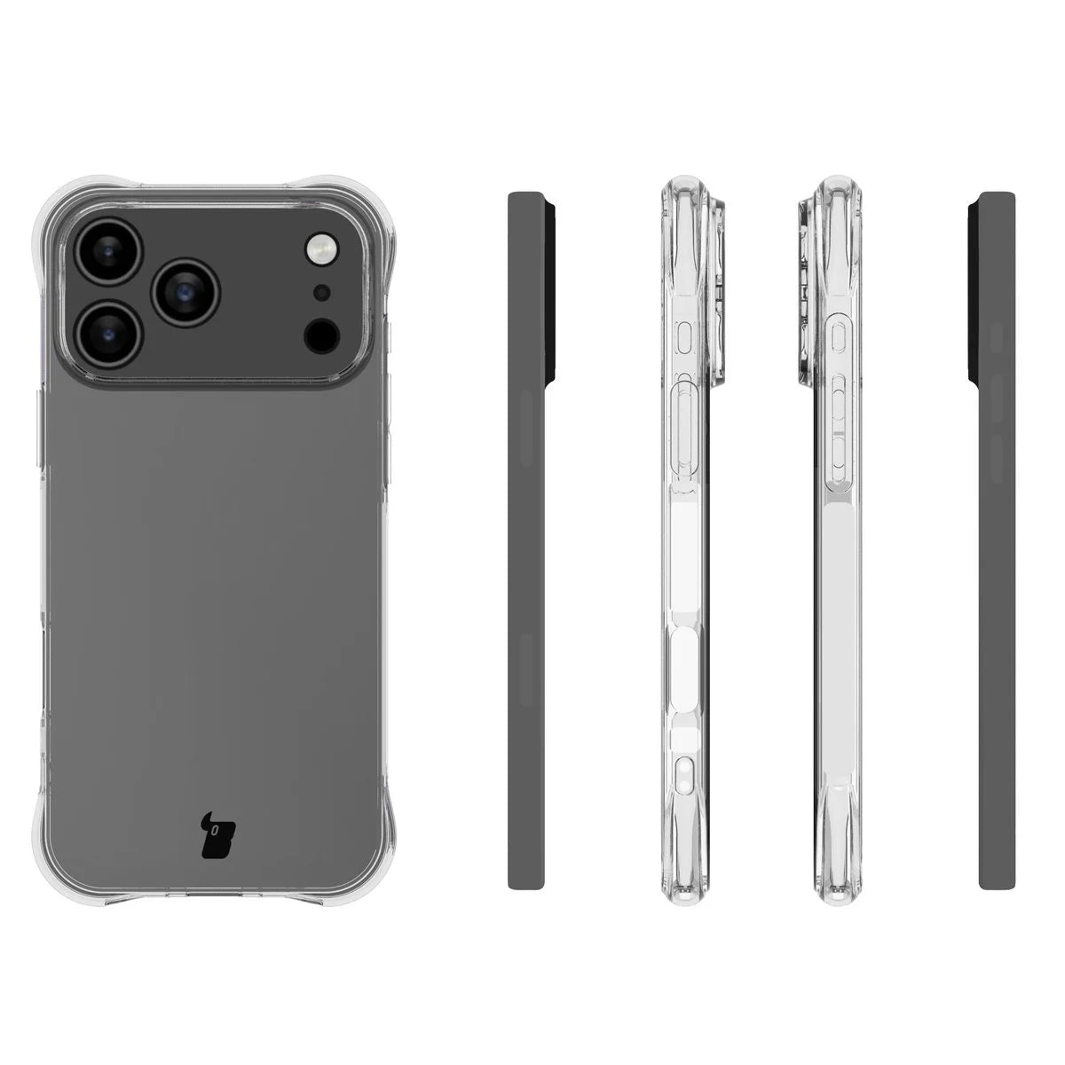 Flexible Handyhülle für iPhone 18 Pro Max / 17 Pro Max, Bizon Case Salpa, Transparent (3/7)