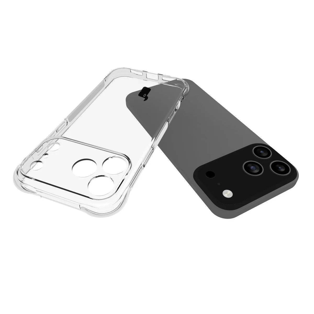 Flexible Handyhülle für iPhone 18 Pro Max / 17 Pro Max, Bizon Case Salpa, Transparent (4/7)