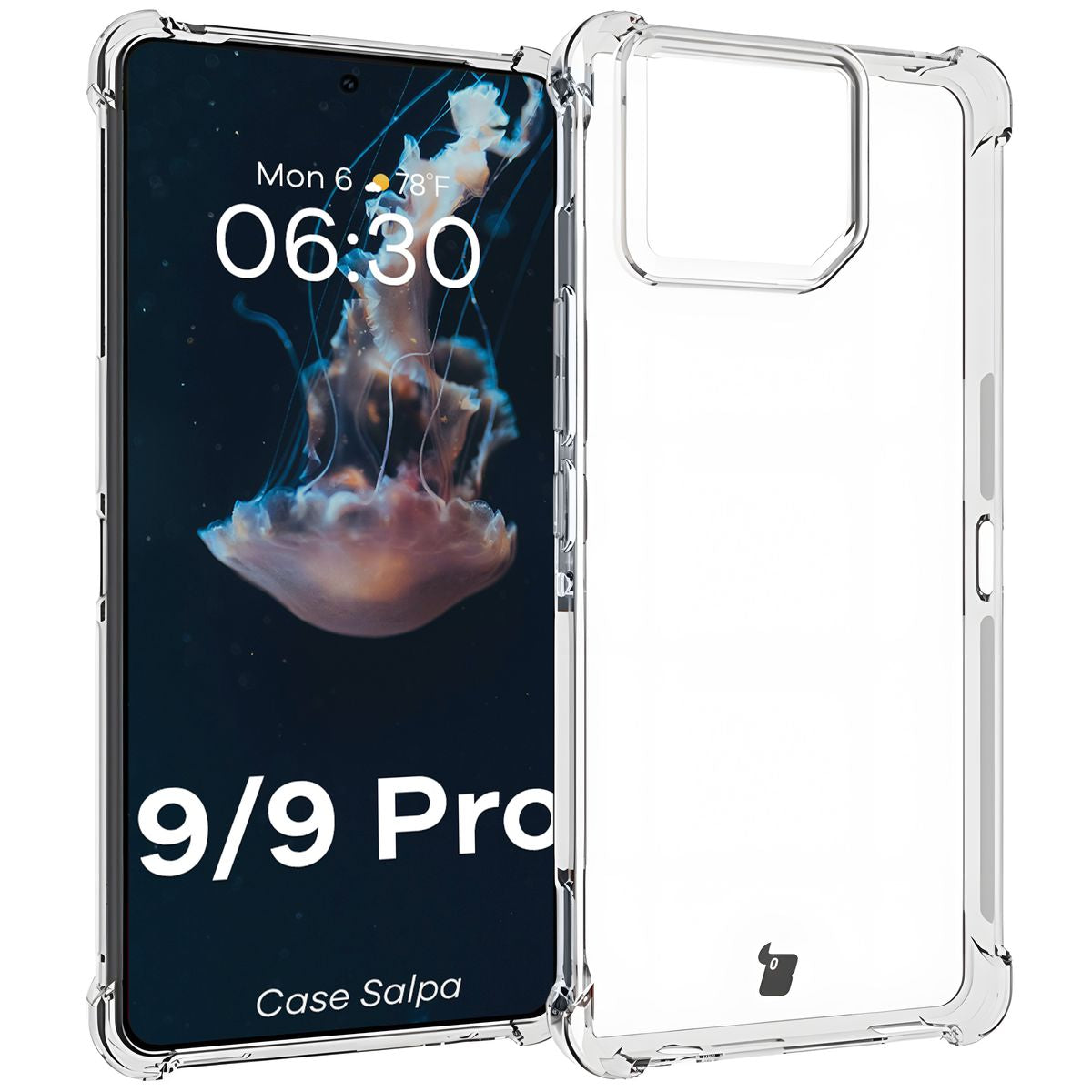 Flexible Handyhülle für Asus ROG Phone 9 / 9 Pro, Bizon Case Salpa, Transparent