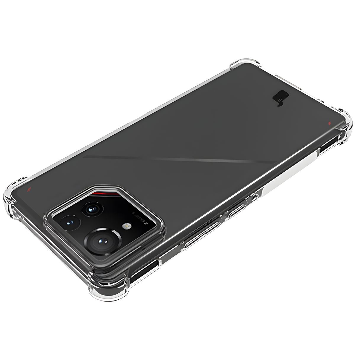 Flexible Handyhülle für Asus ROG Phone 9 / 9 Pro, Bizon Case Salpa, Transparent