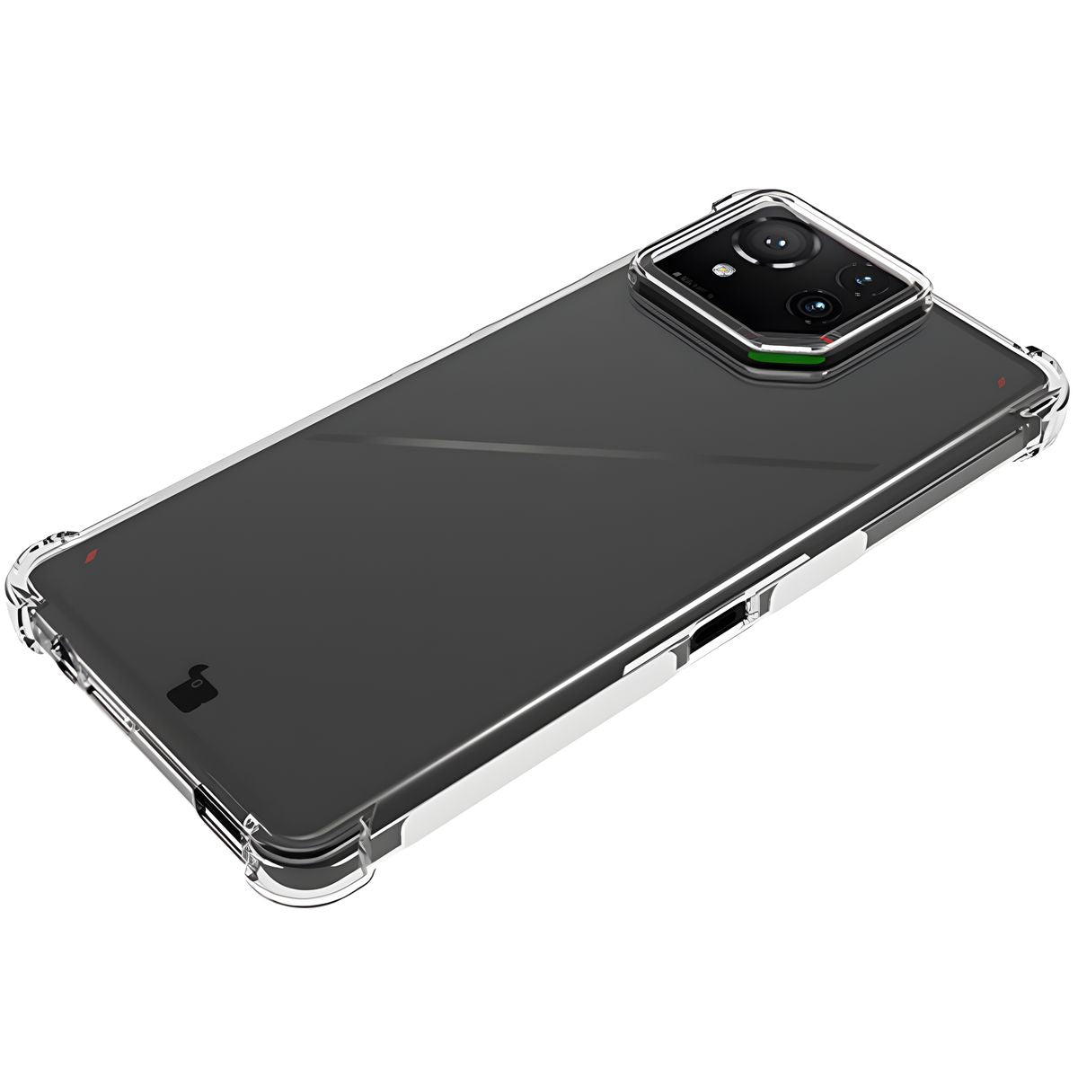 Flexible Handyhülle für Asus ROG Phone 9 / 9 Pro, Bizon Case Salpa, Transparent