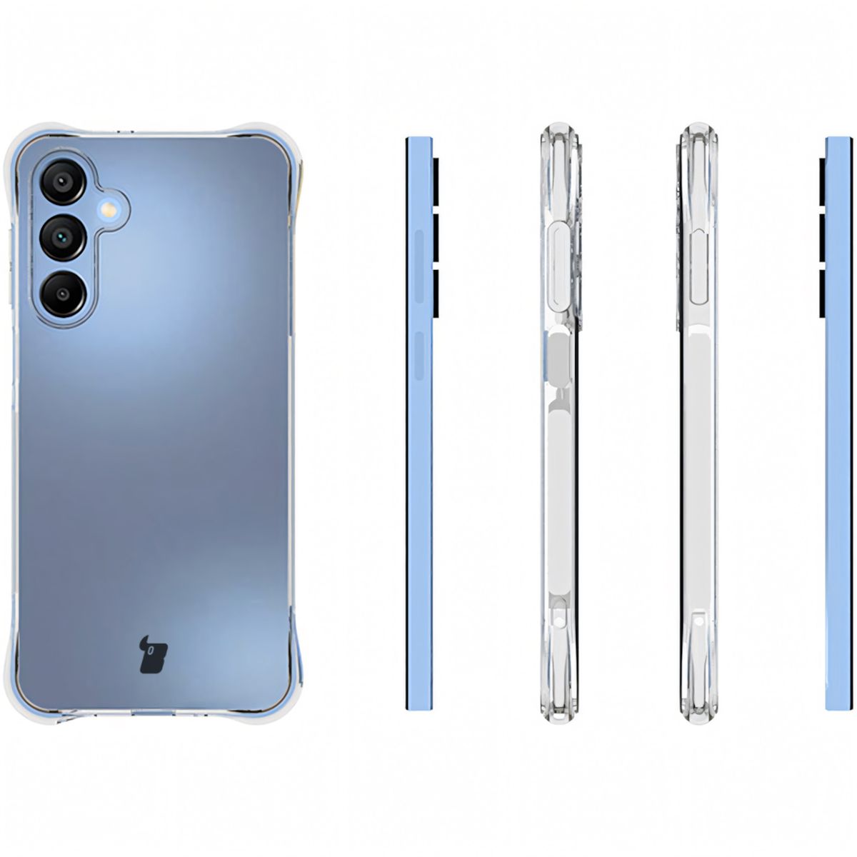 Flexible Handyhülle für Galaxy A16 4G/5G, Bizon Case Salpa, Transparent