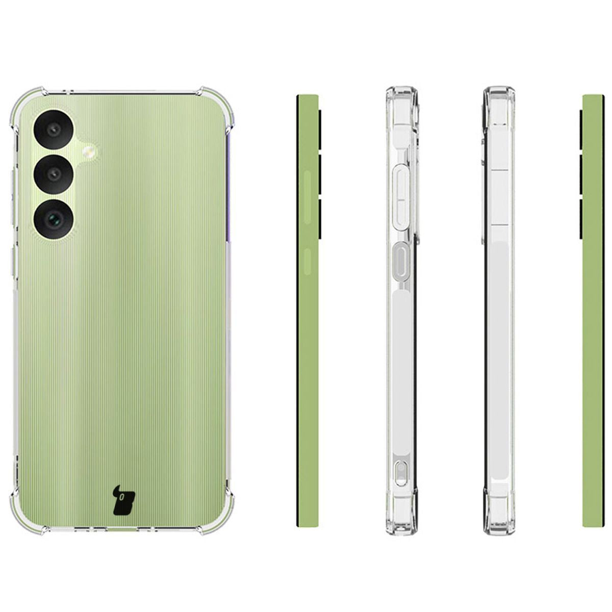 Flexible Schutzhülle für Galaxy A35 5G, Bizon Case Salpa, Transparent