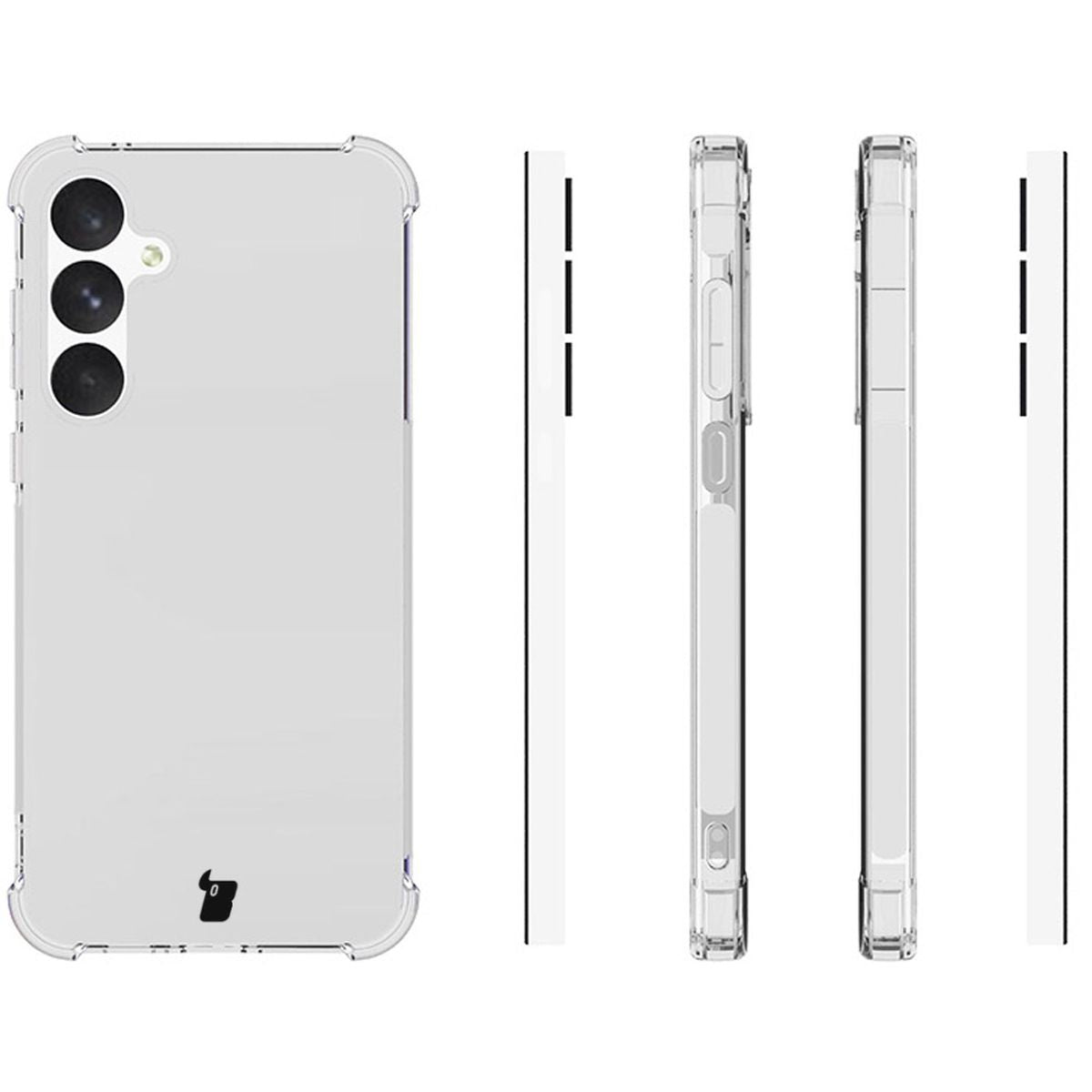 Flexible Schutzhülle für Galaxy A55 5G, Bizon Case Salpa, Transparent