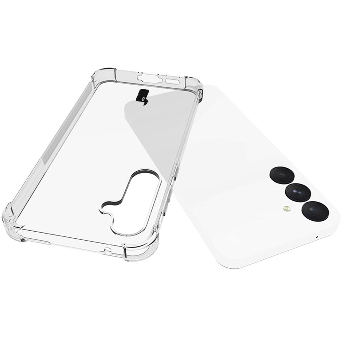 Flexible Schutzhülle für Galaxy A55 5G, Bizon Case Salpa, Transparent