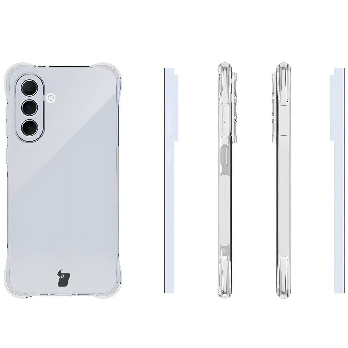 Flexible Handyhülle für Galaxy A56 5G, Bizon Case Salpa, Transparent