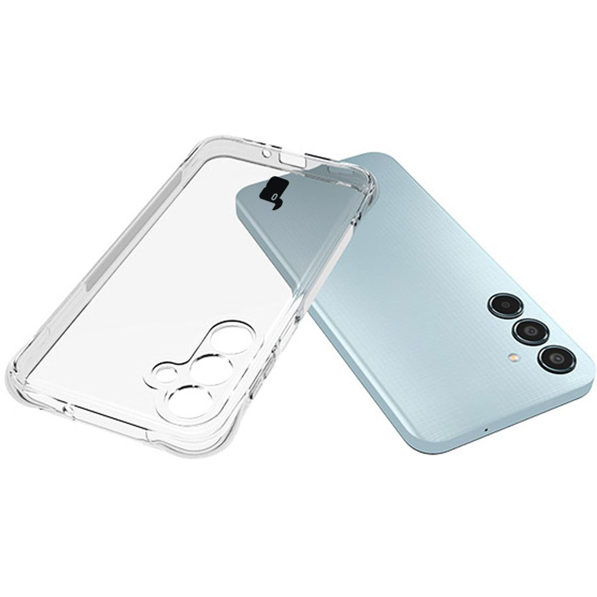 Flexible Handyhülle für Galaxy M35 5G, Bizon Case Salpa, Transparent