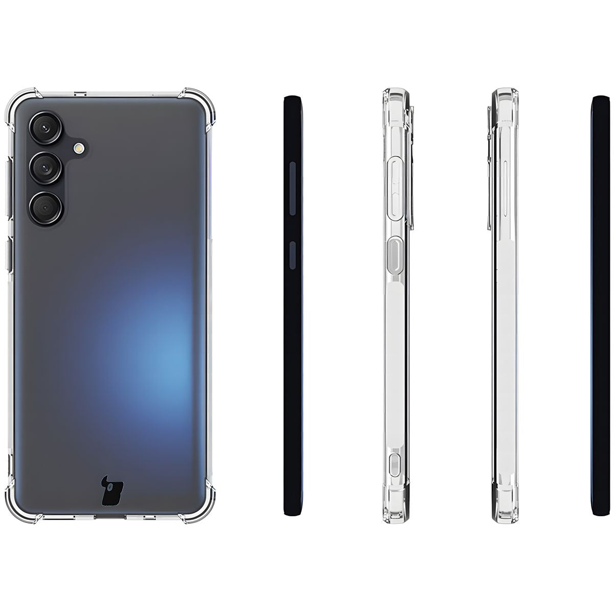 Flexible Schutzhülle für Galaxy M55 5G, Bizon Case Salpa, Transparent
