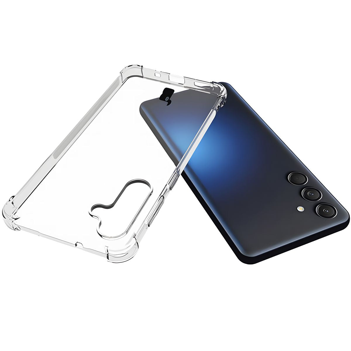 Flexible Schutzhülle für Galaxy M55 5G, Bizon Case Salpa, Transparent