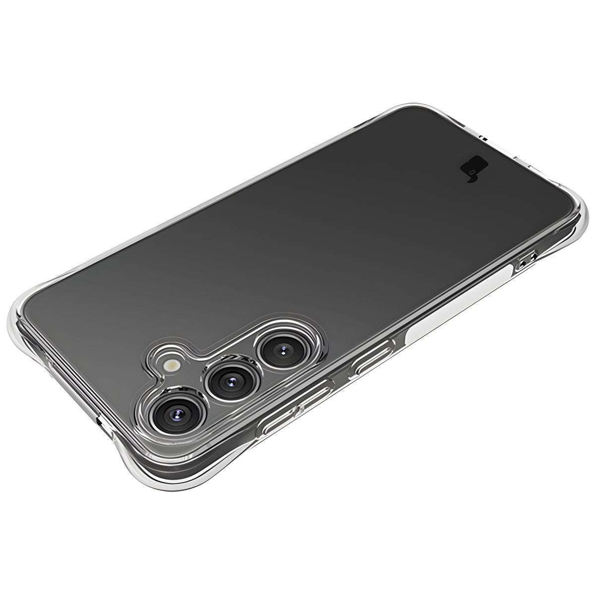 Flexible Handyhülle für Galaxy S25, Bizon Case Salpa, Transparent