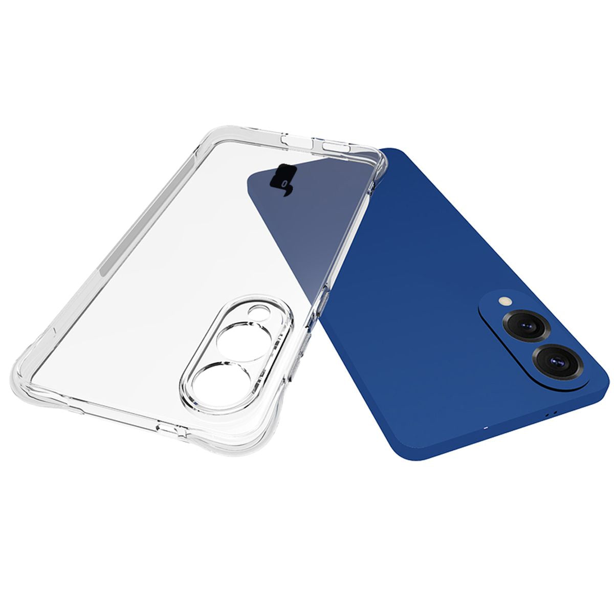 Flexible Handyhülle für Galaxy S25 Edge, Bizon Case Salpa, Transparent