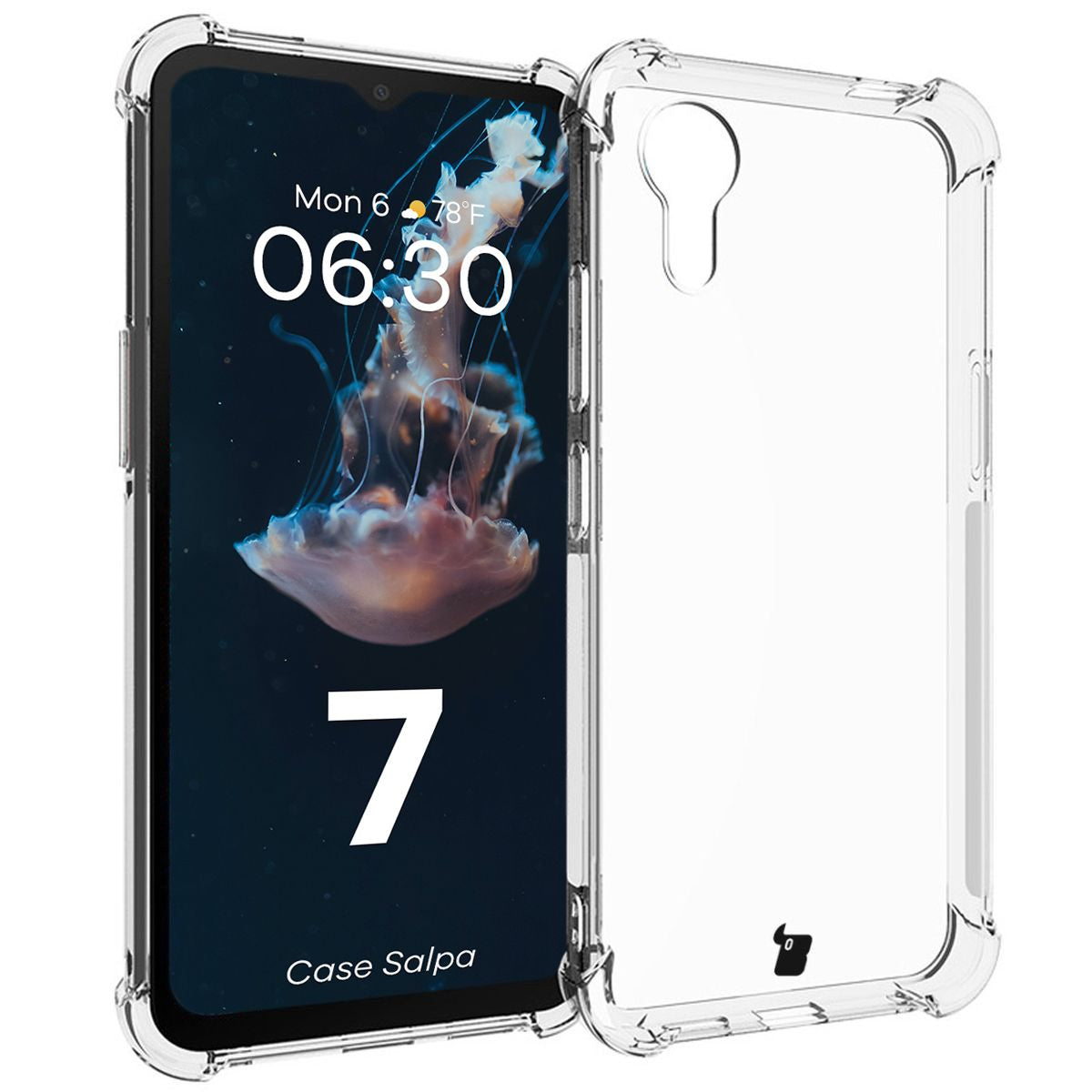 Flexible Schutzhülle für Galaxy Xcover 7, Bizon Case Salpa, Transparent
