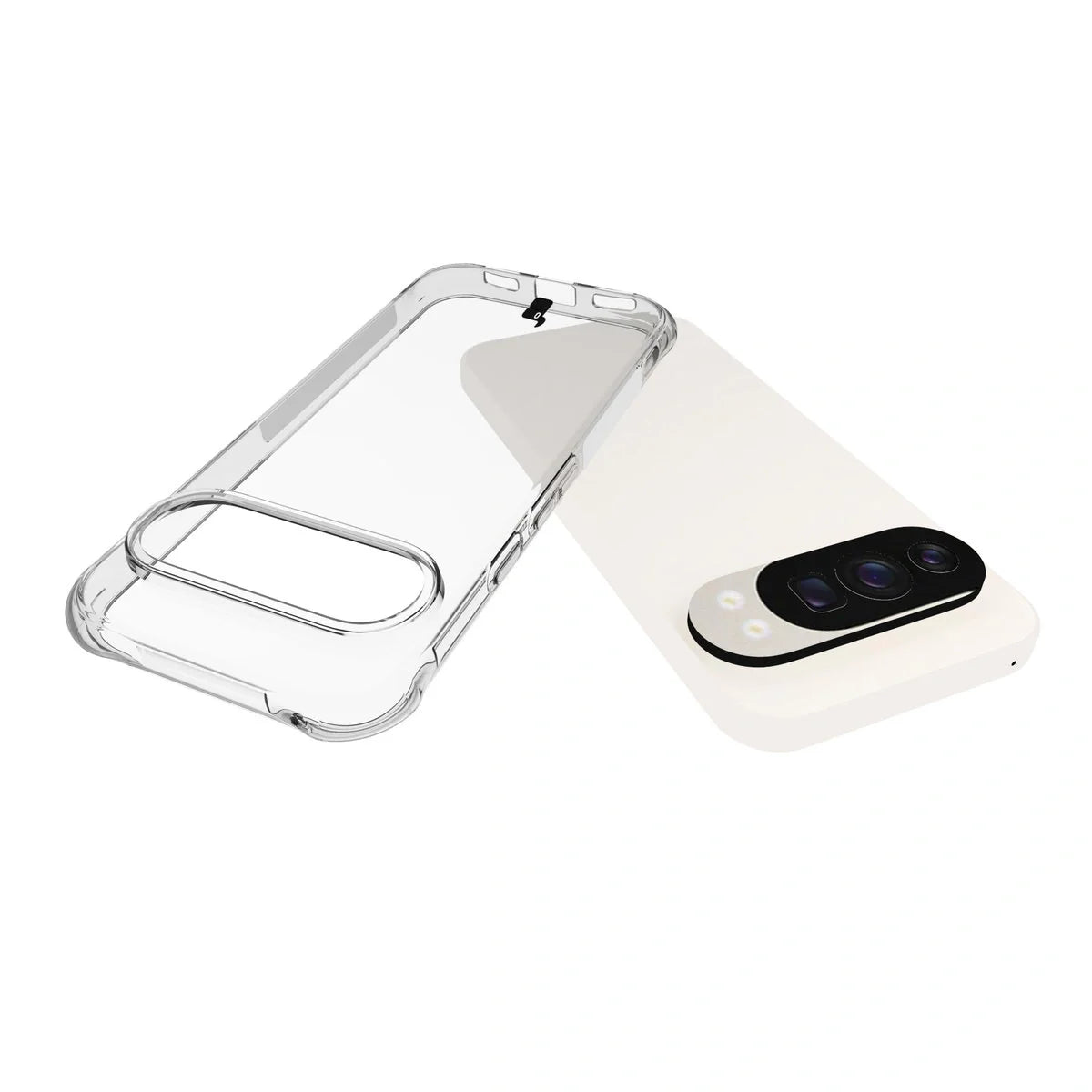 Flexible Handyhülle für Google Pixel 10 / 10 Pro, Bizon Case Salpa, Transparent