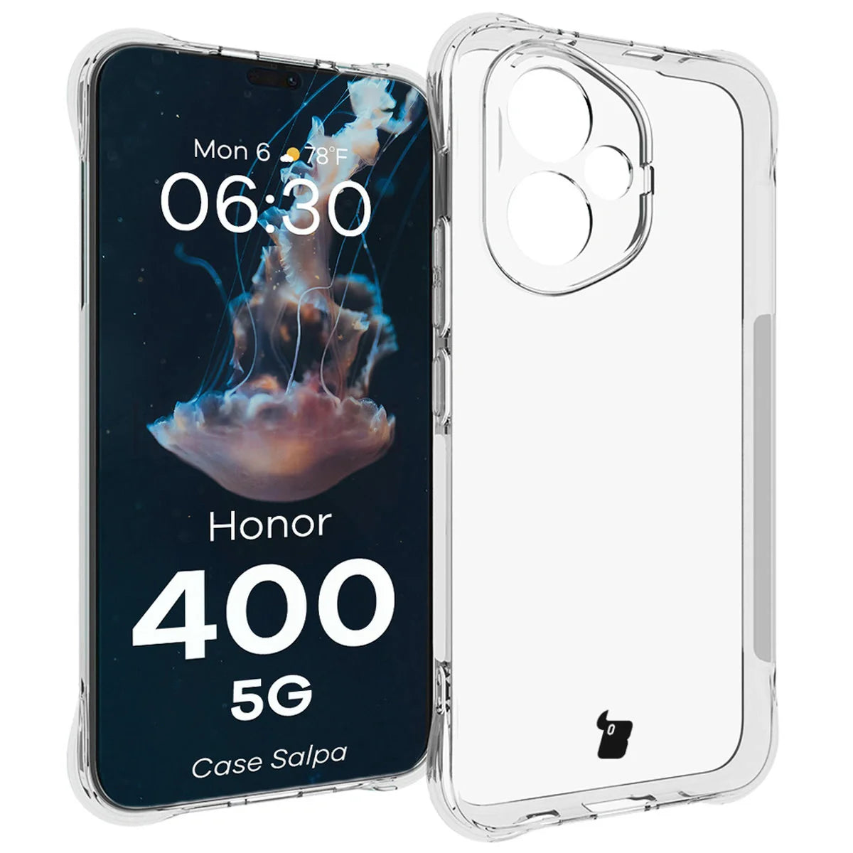 Flexible Handyhülle für Honor 400, Bizon Case Salpa, Transparent