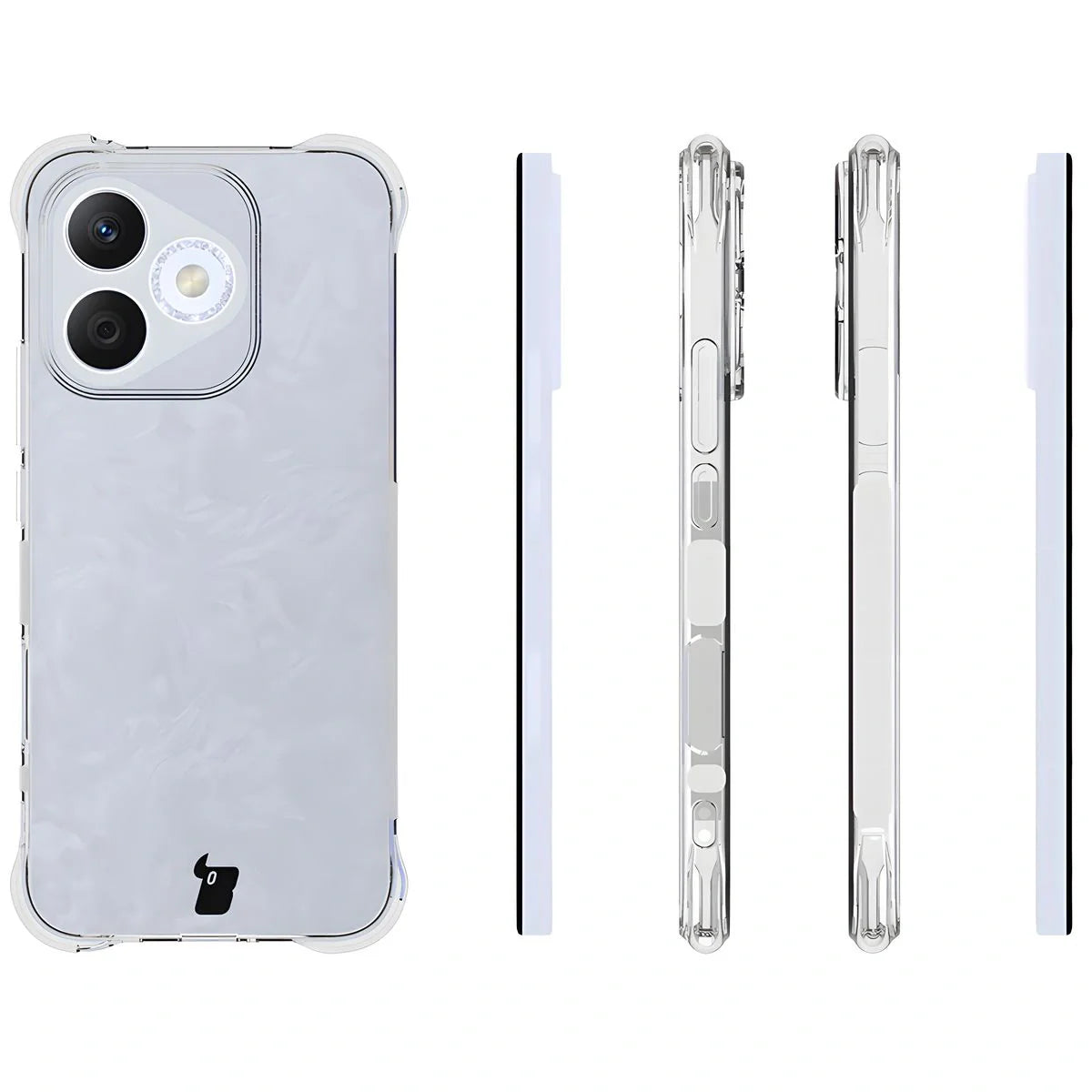 Flexible Handyhülle für Honor 400 Lite, Bizon Case Salpa, Transparent