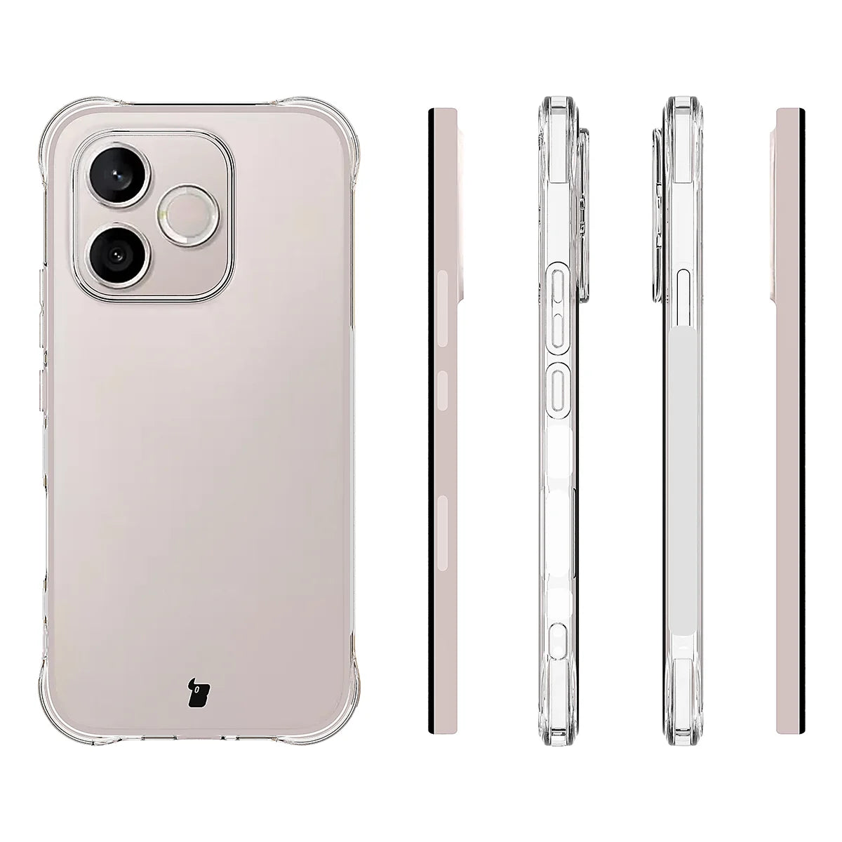 Flexible Handyhülle für Honor 600 Lite 5G, Bizon Case Salpa, Transparent