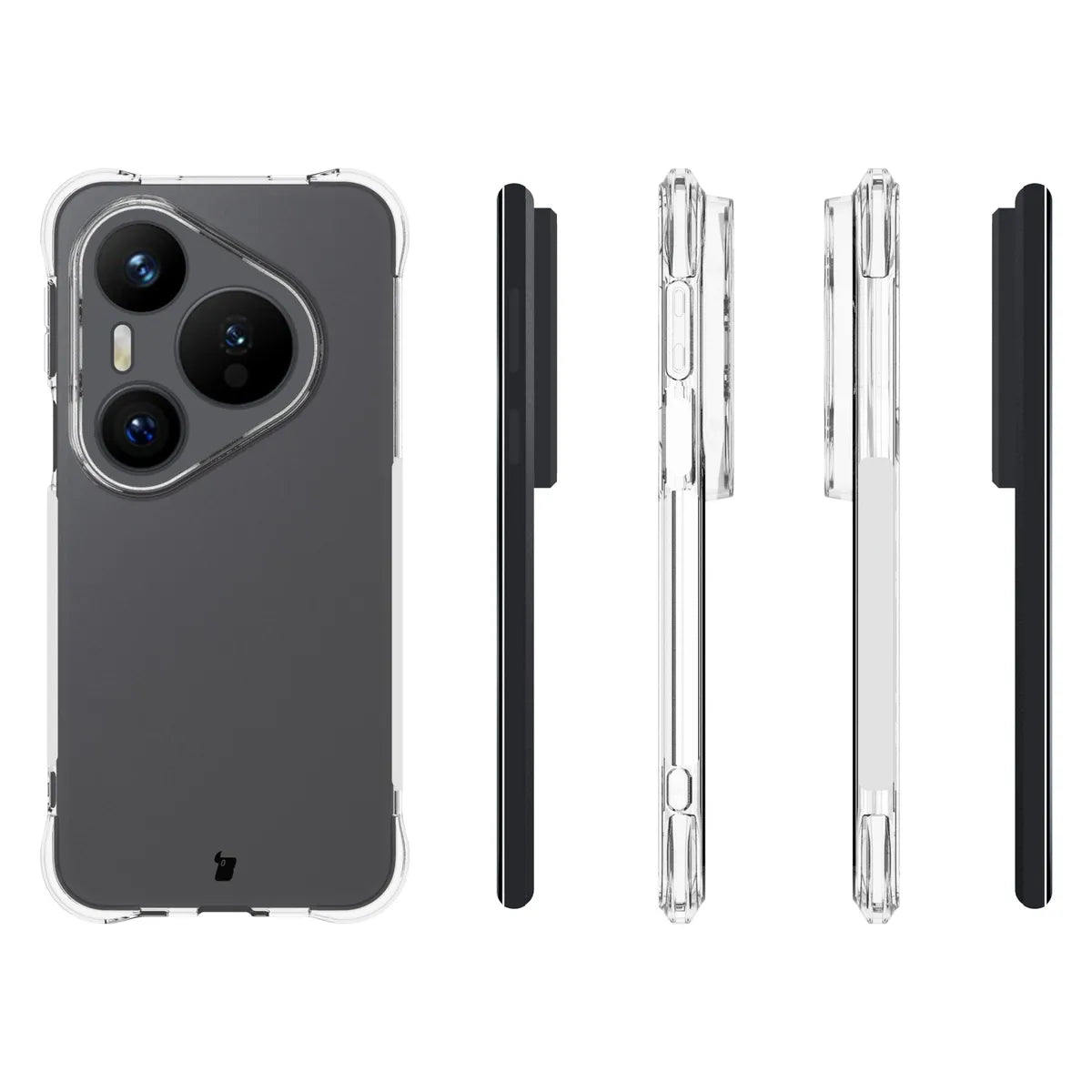 Flexible Handyhülle für Huawei Pura 80 Pro / Pro Plus, Bizon Case Salpa, Transparent