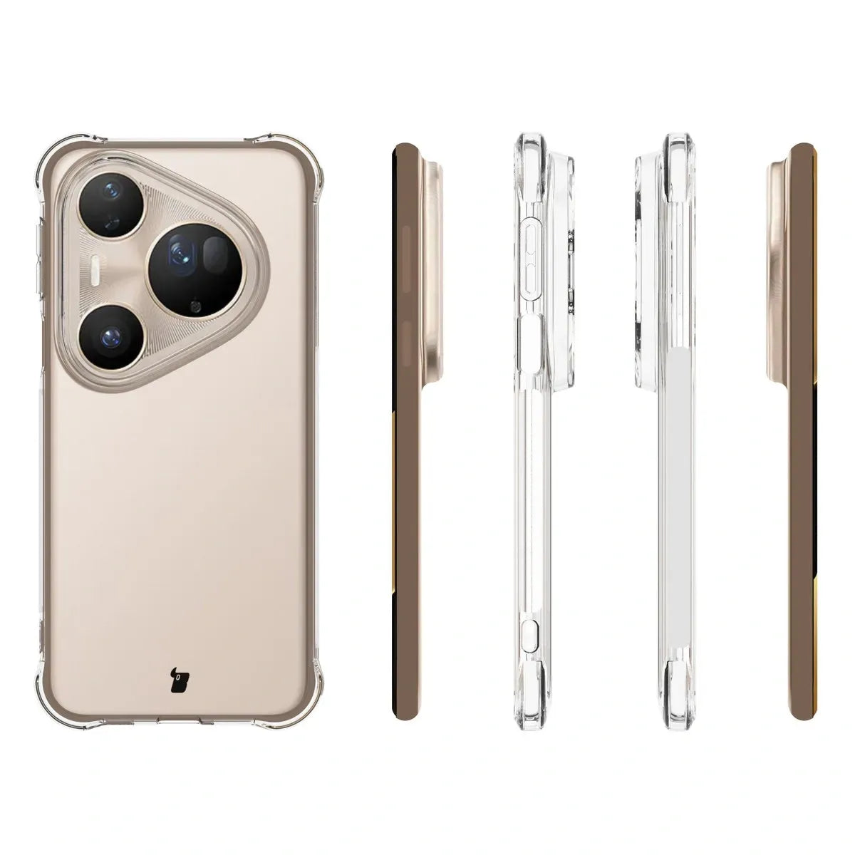 Flexible Handyhülle für Huawei Pura 80 Ultra, Bizon Case Salpa, Transparent