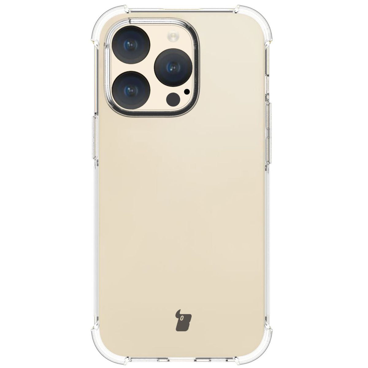 Flexible Schutzhülle für iPhone 15 Pro, Bizon Case Salpa, Transparent