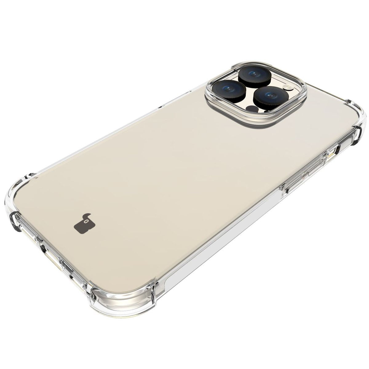 Flexible Schutzhülle für iPhone 15 Pro, Bizon Case Salpa, Transparent