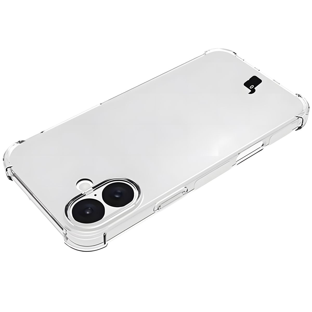 Flexible Handyhülle für iPhone 16 Plus, Bizon Case Salpa, Transparent