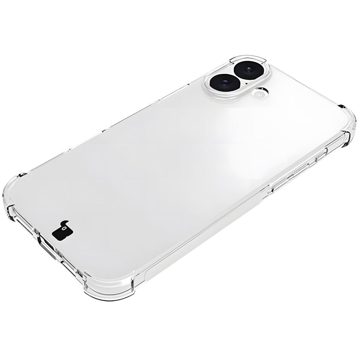Flexible Handyhülle für iPhone 16 Plus, Bizon Case Salpa, Transparent