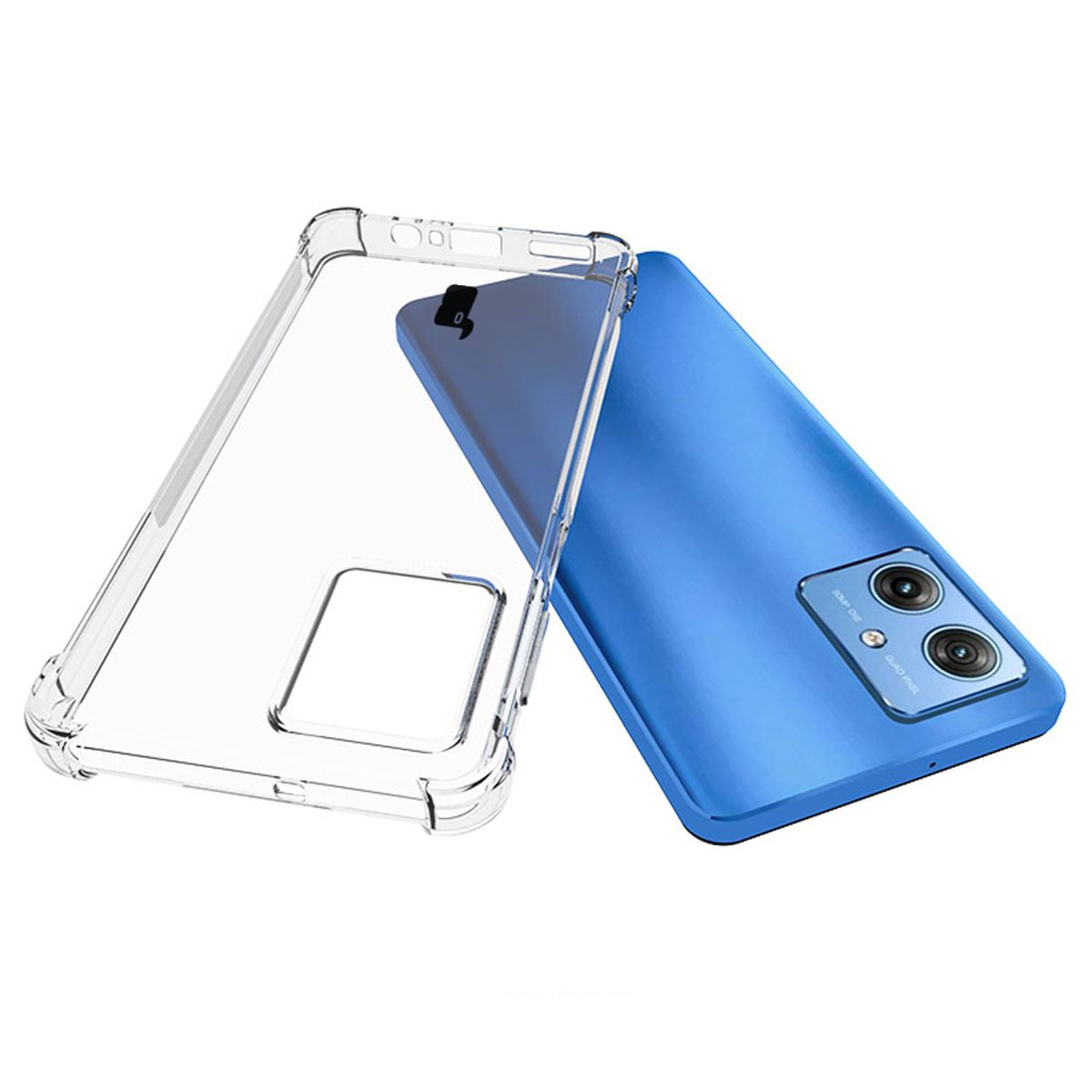 Flexible Schutzhülle für Motorola Moto G54 5G/G54 Power, Bizon Case Salpa, Transparent