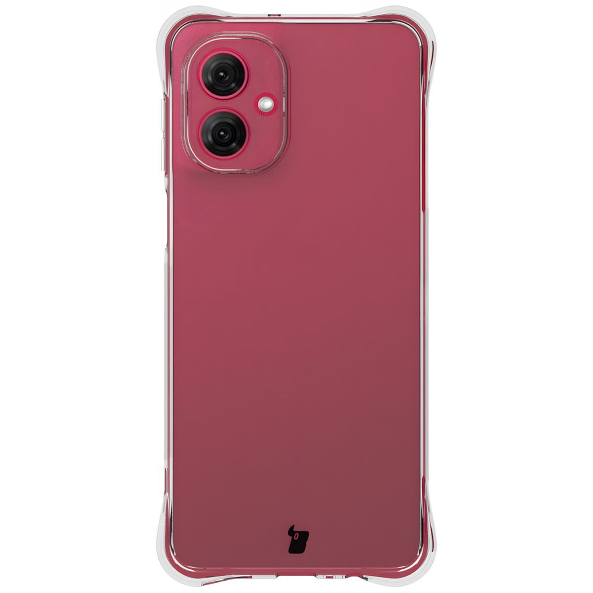 Flexible Handyhülle für Motorola Moto G55 5G, Bizon Case Salpa, Transparent